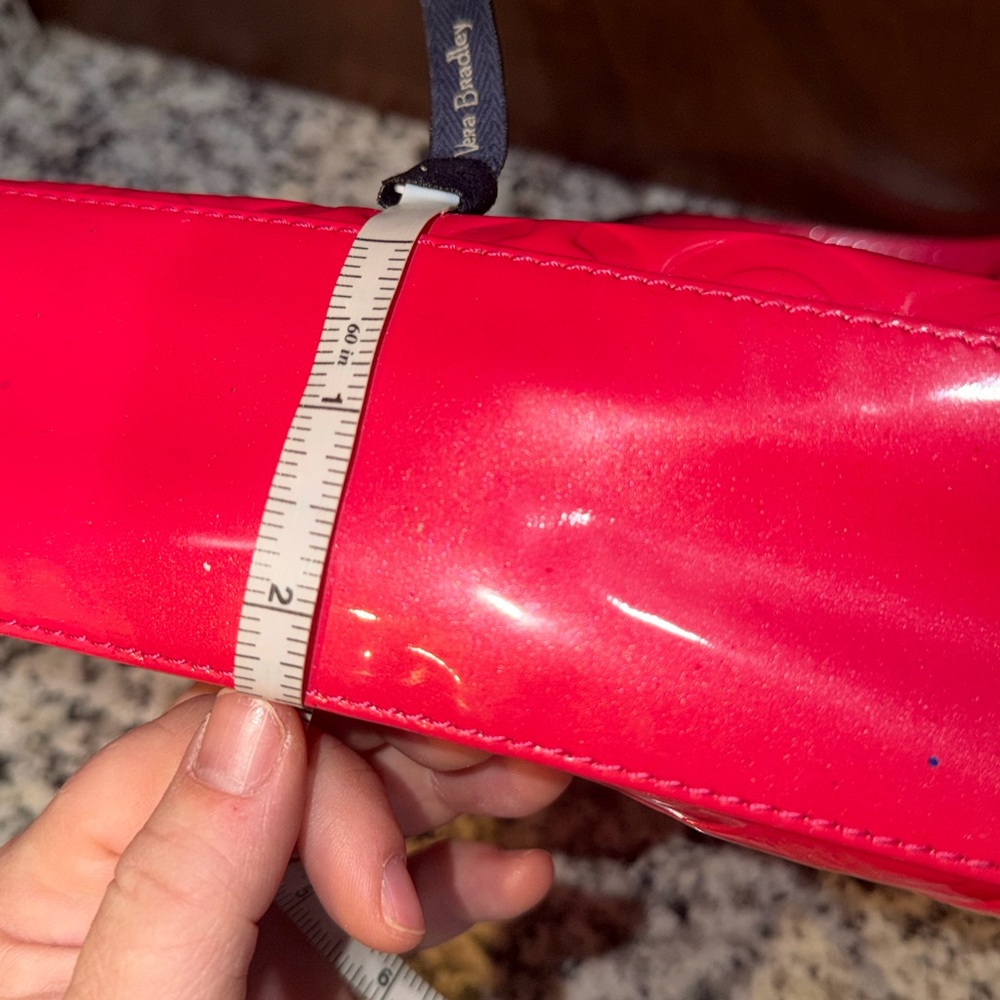 Coach Y2K Vibrant Pink Embossed Small Tote with Gold Accents - Picture 13 of 13